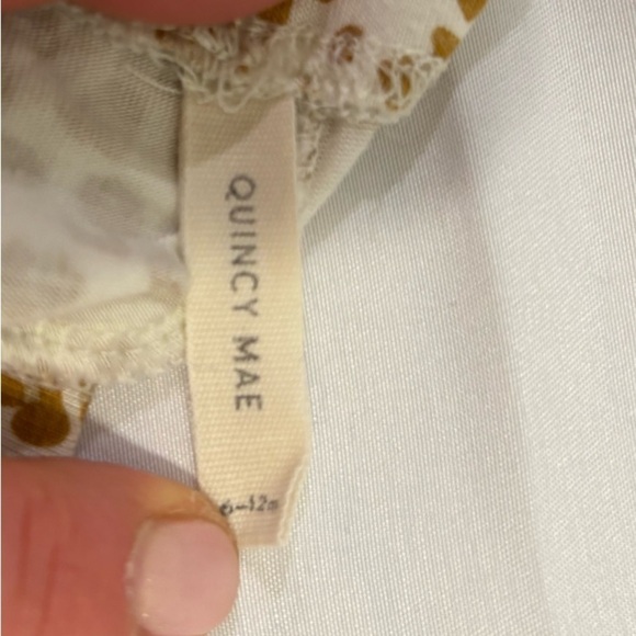 NWOT Quincy Mae Leopard Print Leggings. 6-12 months - Picture 3 of 4